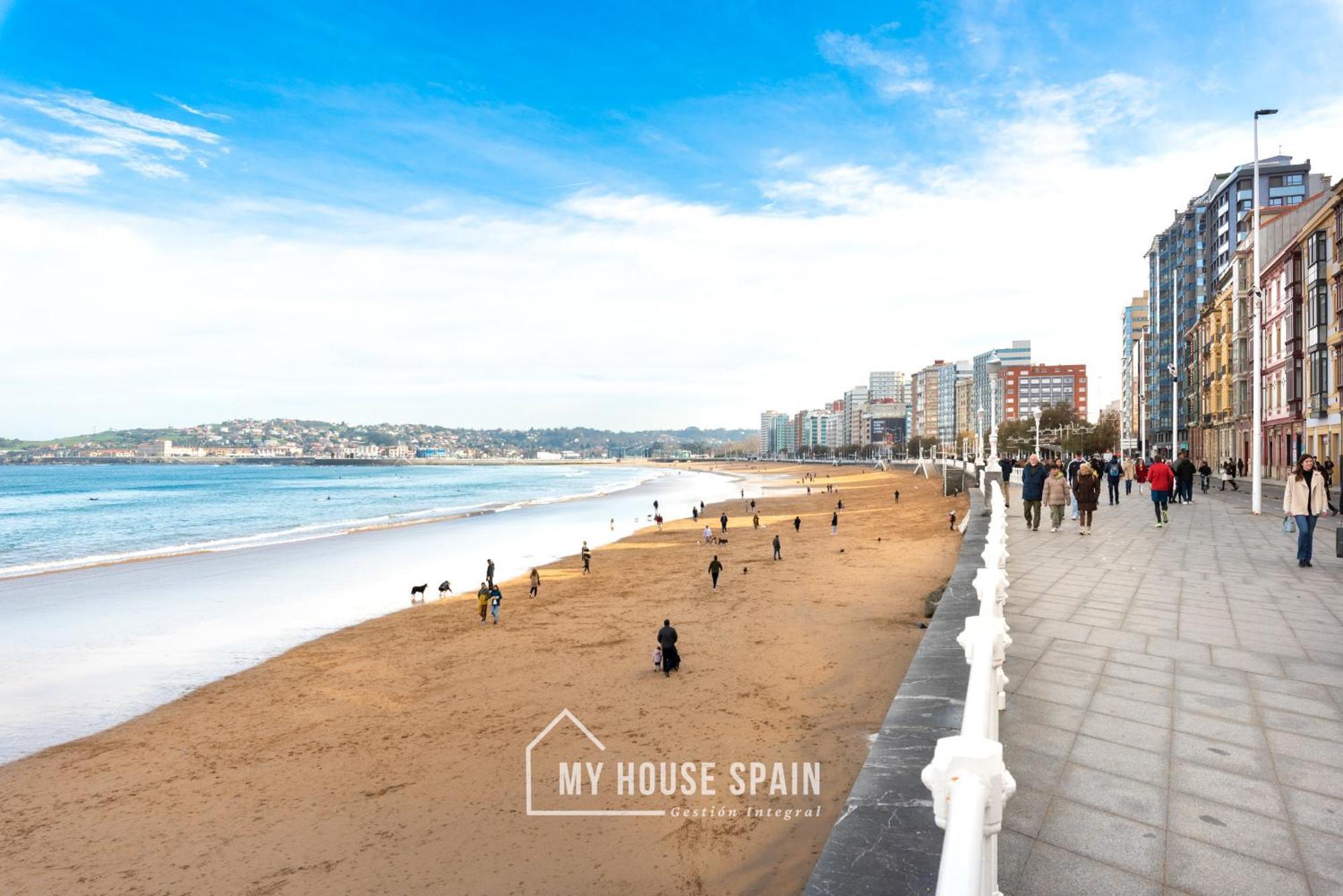Myhousespain - Radiante Piso Junto A La Playa * Gijon